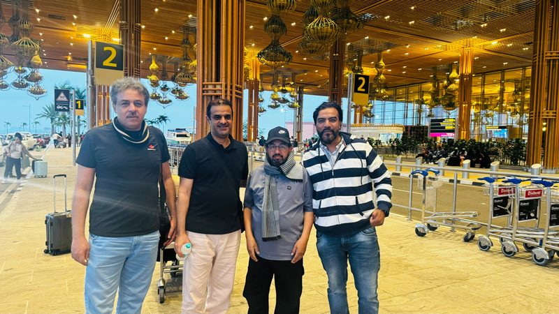 الاستقبال في المطار